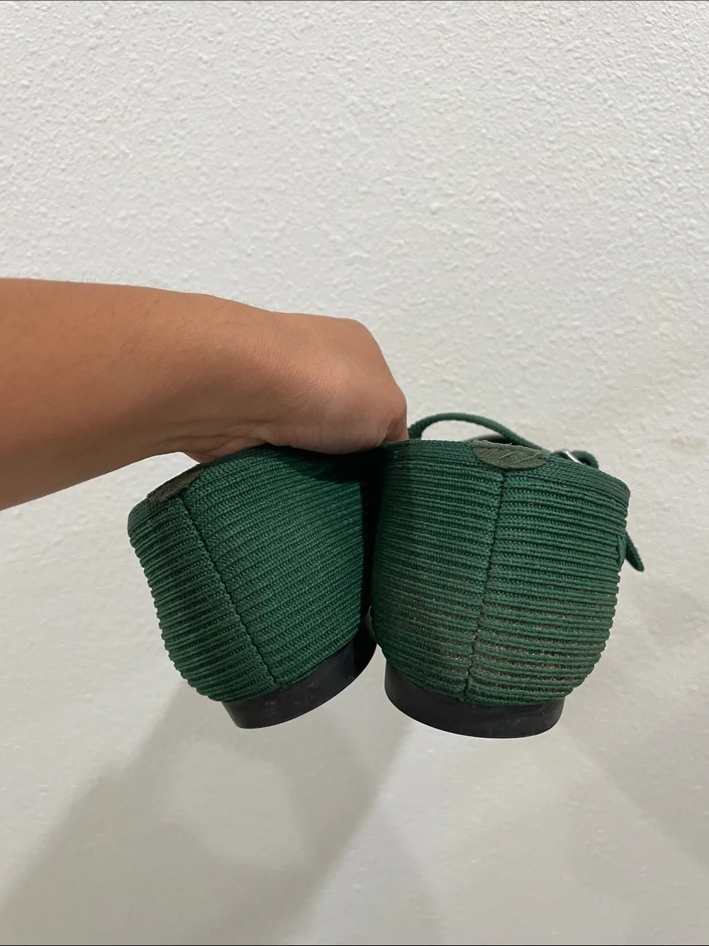 Vivaia Margo Mary Jane Square Toe Flats Emerald Green Size 39